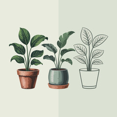 monstera, plant, lineart, drawing, illustration, botanical, houseplant, indoor, decor, printable, artwork, foliage, leaves, nature, tropical, minimal, outline, sketch, black, white, coloring, design, 