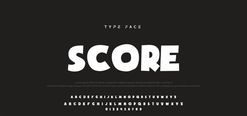 Playful cartoon Font, funky typeface for joyful brings life designs like children's artwork, birthday invitations, playful branding, and carnival typography. Vector typeset