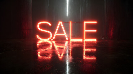 neon sale sign