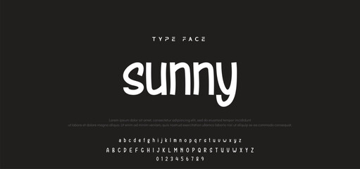 Playful cartoon Font, funky typeface for joyful brings life designs like children's artwork, birthday invitations, playful branding, and carnival typography. Vector typeset