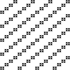 seamless monochrome black pattern vector design