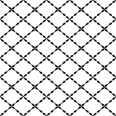 Fototapeta premium seamless monochrome black pattern vector design