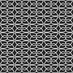 Fototapeta premium seamless monochrome black pattern vector design