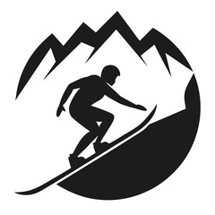 Snowboarding Silhouette