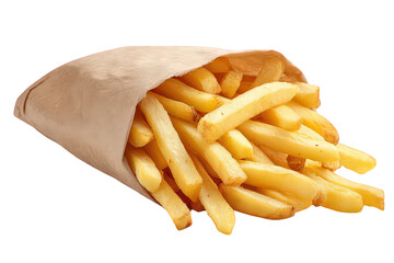 Crispy French Fries In Paper Cone