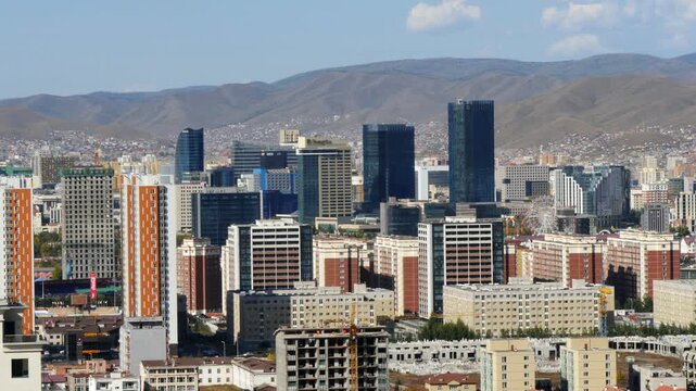 ulaanbaatar  city skyline