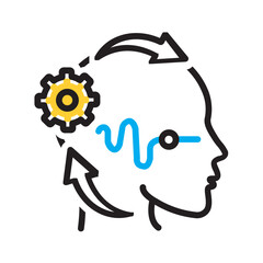 Vector multi color icon for Adaptation