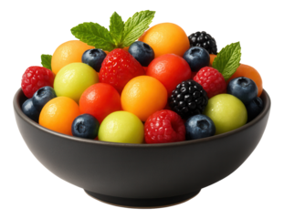 A black slate with a cluster of green grapes and a few scattered walnuts.