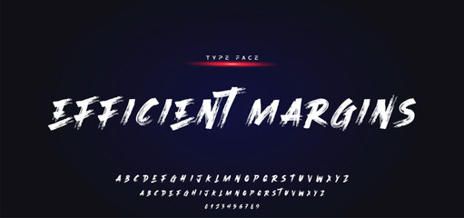 Best Alphabet Painting Paint Brush Beauty Script Logotype Font lettering handwritten