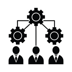 Workflow Teamwork Icon