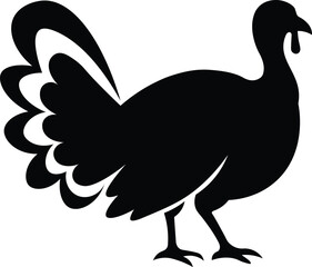 thanksgiving turkey bird silhouette