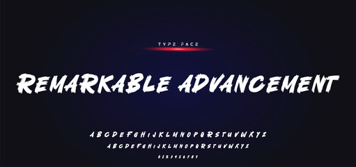 Best Alphabet Painting Paint Brush Beauty Script Logotype Font lettering handwritten