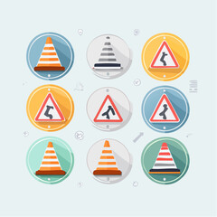 Green Energy Island Concept Sustainable Living with Wind Turbines, Solar Panels, and Electric Car in a Clean Environment Illustration