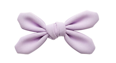 Light purple hair bow fashion accessory isolated PNG with Transparent Background