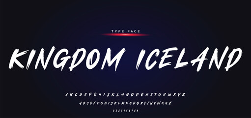 Best Alphabet Painting Paint Brush Beauty Script Logotype Font lettering handwritten