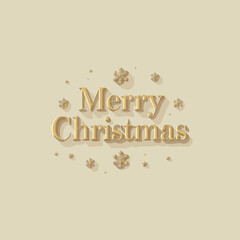 Obraz premium Merry Christmas greeting card vector banner design