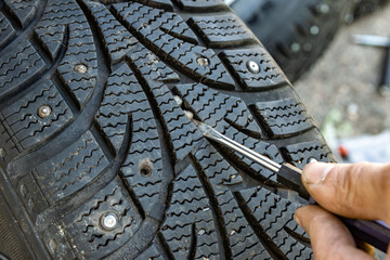Debris removal prevents imbalance and vibration during wheel balancing
