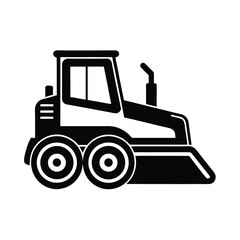 Bulldozer Icon Illustration