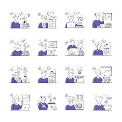 Take your hands on this creatively crafted money management hand drawn illustrations