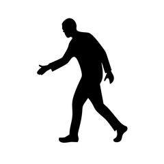 Frankenstein With Chains Icon Vector Silhouette