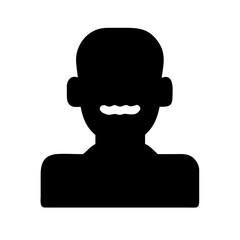 Frankenstein With Dramatic Pose Icon Vector Silhouette