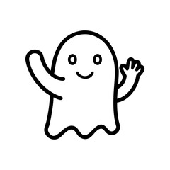 Full Body Werewolf Howling Icon Vector Silhouette