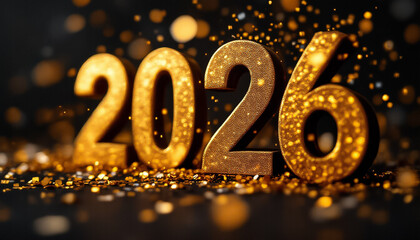 Glittering Gold 2026 New Year Celebration