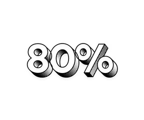80% descount 80% 80% off