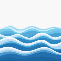 Illustration vectorielle texture eau stylis&eacute;e