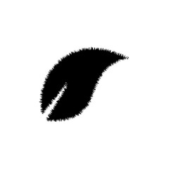 mandala leaf flowing lines black and white