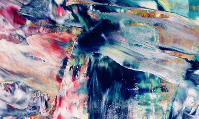 Abstract art background . Hand painting artwork on canvas . © Valeriy