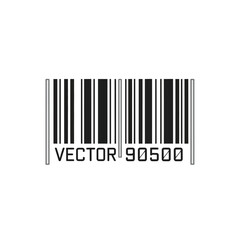 barcode vector graphic design illustration.