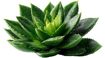 fresh aloe vera plant with water high resolution picture