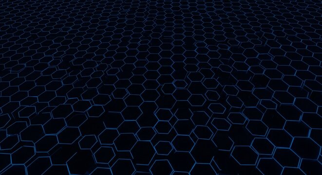 Geometric Abstract Background – Hexagon, Circle, and Cube Patterns in Modern Digital Design