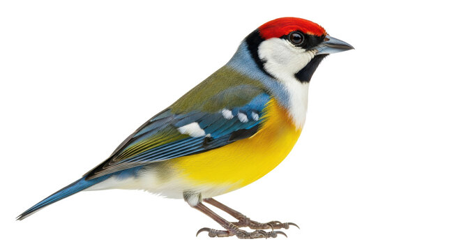 Isolated Rufous-backed Sibia bird, colorful songbird with bright plumage perched gracefully