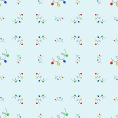 Christmas tree decoration light pattern 