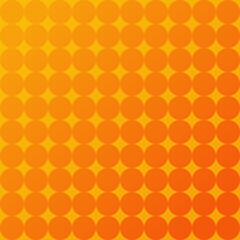オレンジグラデーションのスシヅメドット背景イラスト Web