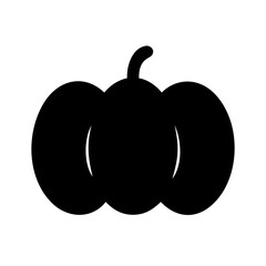 Pumpkin Cluster Group Icon Vector Silhouette