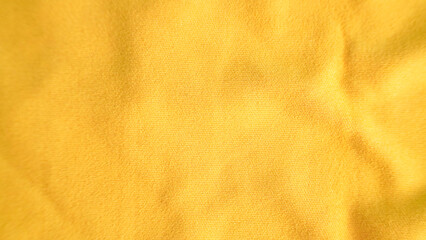 Texture of fabric in yellow color