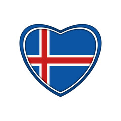 Obraz premium Iceland Flag 