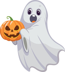 Obraz premium Halloween icon silhouette vector on transparent background