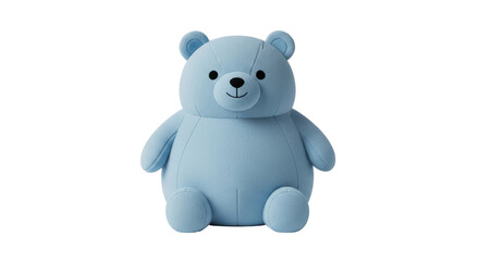 Isolated plush teddy bear looking forward for sale, product photography, baby gift idea
