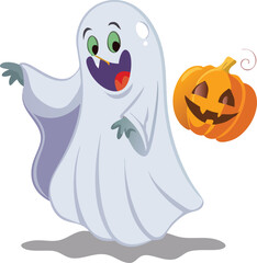 Obraz premium Halloween icon silhouette vector on transparent background