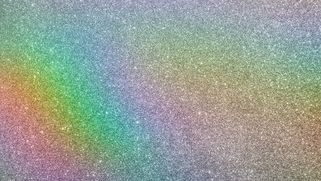 Fototapeta Abstract holographic rainbow foil iridescent glitter sparkle texture background