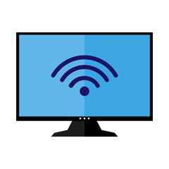 Smart TV Icon, Simple Icon Vector Design, best used for presentation, application, web and banner