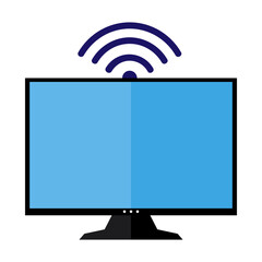 Smart TV Icon, Simple Icon Vector Design, best used for presentation, application, web and banner