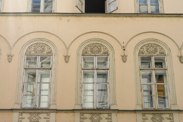 facade of an old building