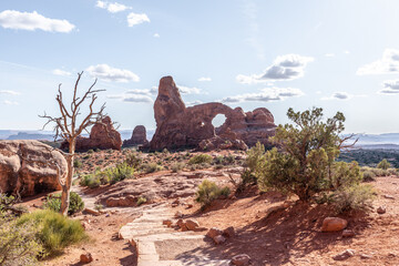 Image of Turret arch in arches national park, USA © Donald
