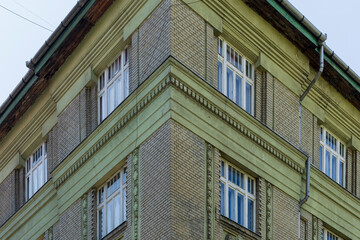 facade of an old building