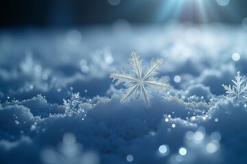 Snowflake macro image